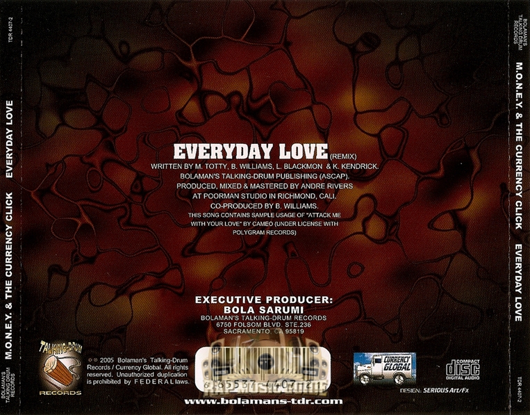 洋楽 M.O.N.E.Y. EVERYDAY LOVE (Remix) M.O.N.E.Y. EVERYDAY LOVE (Remix)